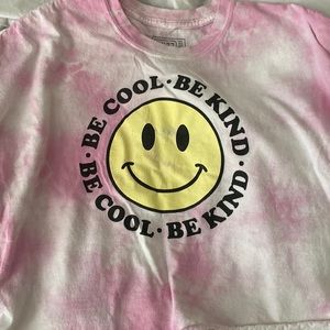 be cool be kind womans crop top